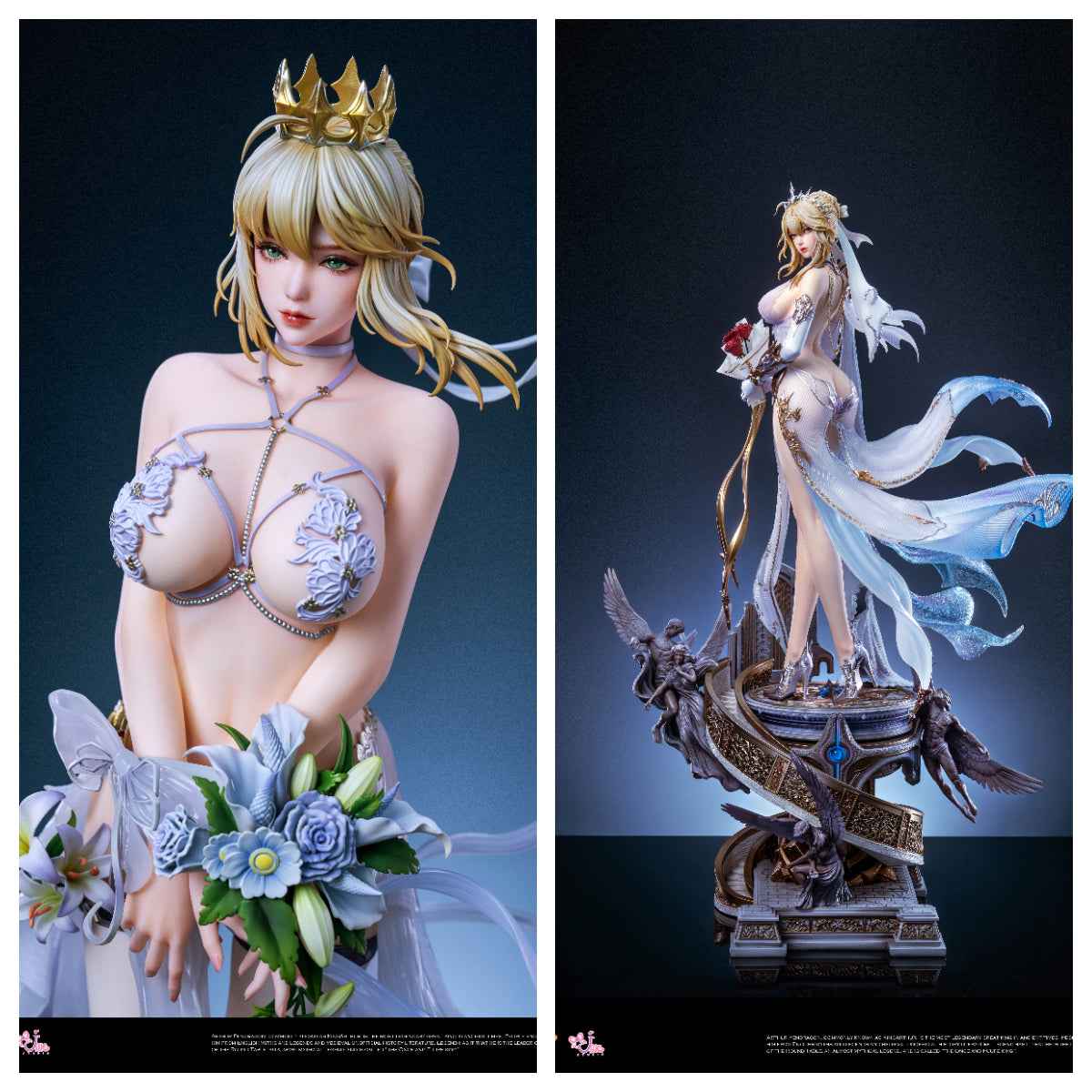 Fate/stay night ~ DT Studio ~ Saber Artoria Pendragon Wedding Dress ~ Resin Statue - Santoryu Resins Collectors