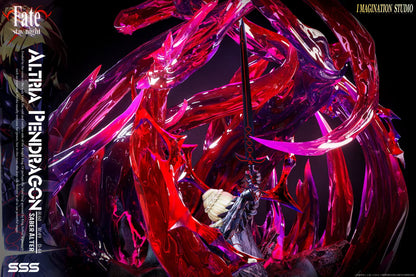 Fate/stay night Imagination Studio Black Artoria Pendragon Saber Resin Statue (PayPal Fees and Shipping Costs Included)