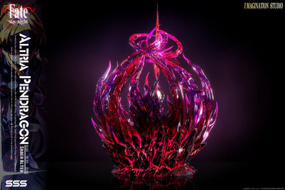 Fate/stay night Imagination Studio Black Artoria Pendragon Saber Resin Statue (PayPal Fees and Shipping Costs Included)