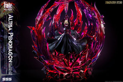 Fate/stay night Imagination Studio Black Artoria Pendragon Saber Resin Statue (PayPal Fees and Shipping Costs Included)