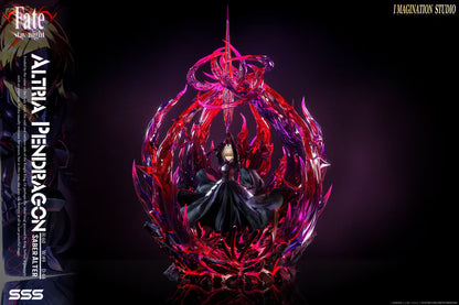 Fate/stay night Imagination Studio Black Artoria Pendragon Saber Resin Statue (PayPal Fees and Shipping Costs Included)