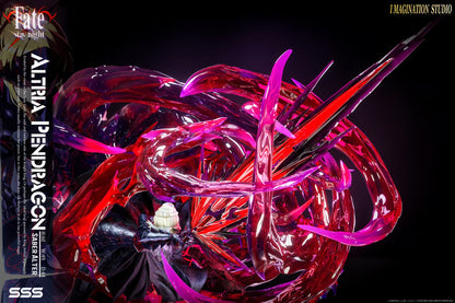 Fate/stay night Imagination Studio Black Artoria Pendragon Saber Resin Statue (PayPal Fees and Shipping Costs Included)