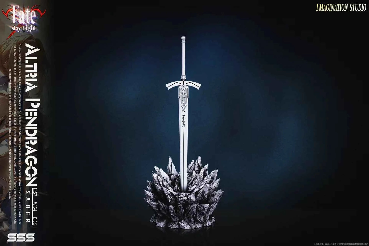 Fate/stay night Imagination Studio Artoria Pendragon Saber Resin Statue