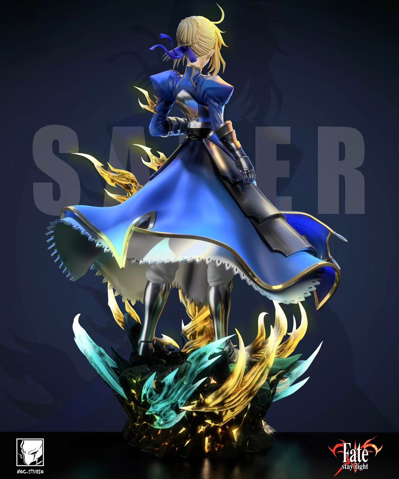 Fate/stay night Noc Studio Saber Artoria Pendragon Resin Statue