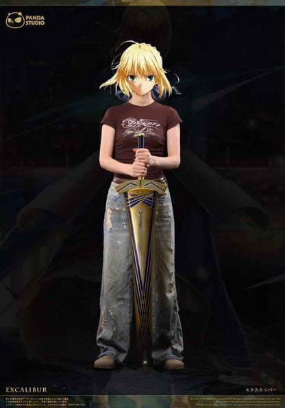 Fate/stay night Panda Studio Fate Excalibur & Enuma Elish 1/1 Resin Accessory Statue