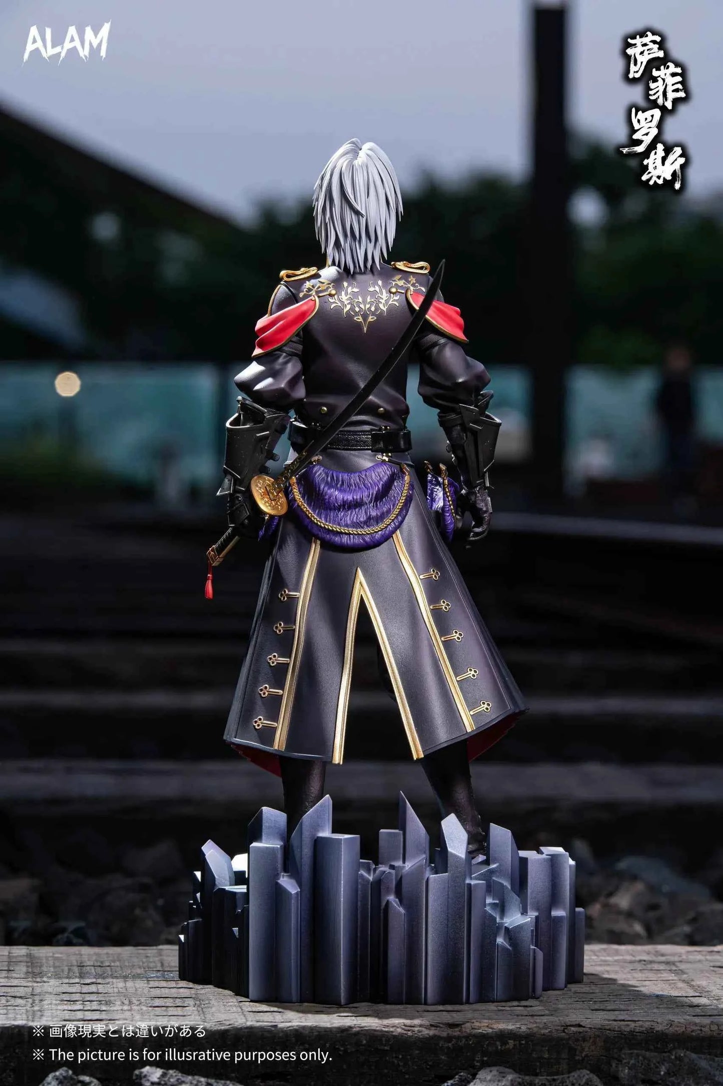 Final Fantasy Alam Studio Young Sephiroth Resin Statue