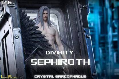Final Fantasy FanArt Studio FF7 crystal sarcophagus Sephiroth Resin Statue