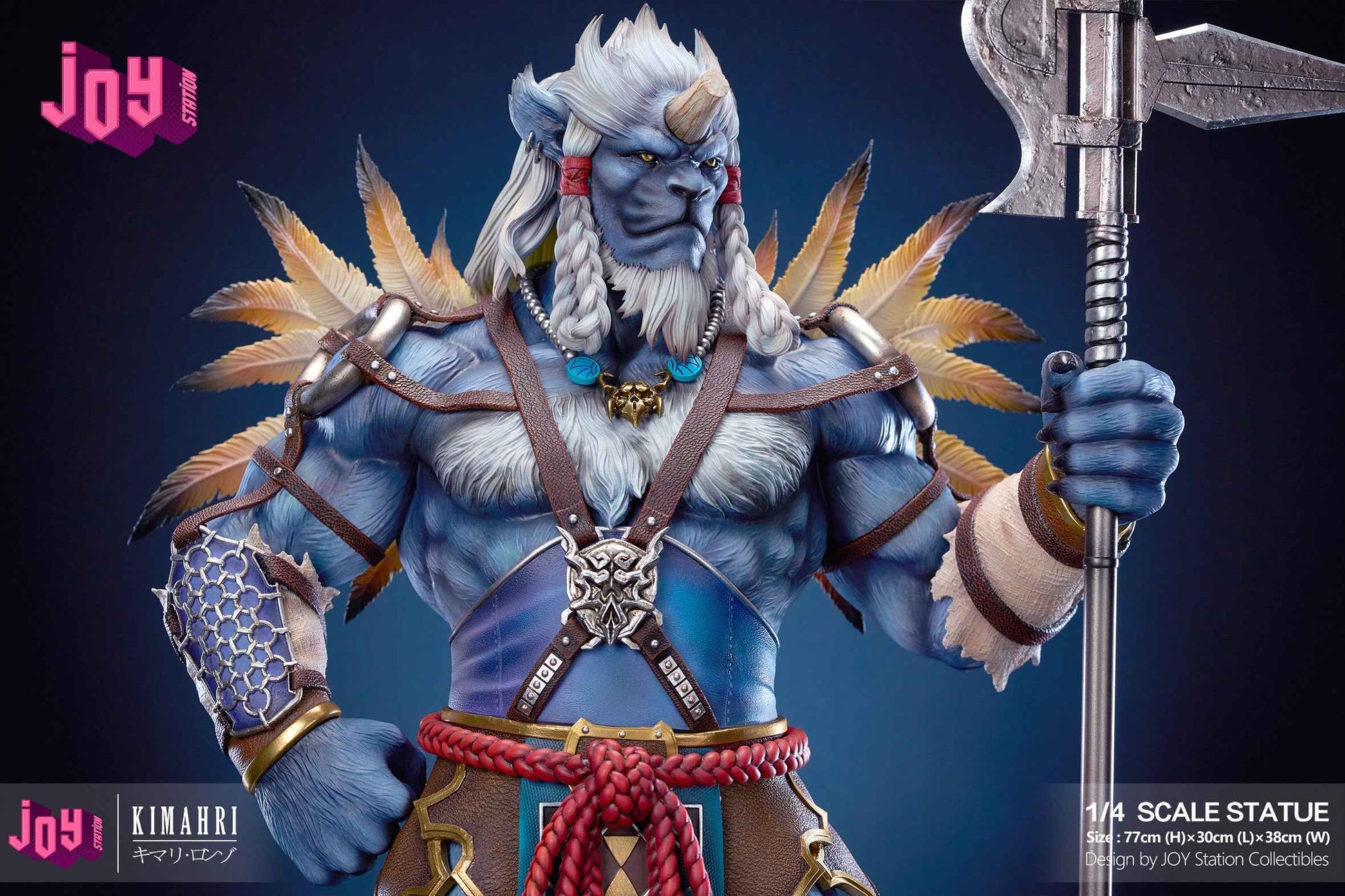Final Fantasy Joy Station Studio FFX Kimahri Resin Statue