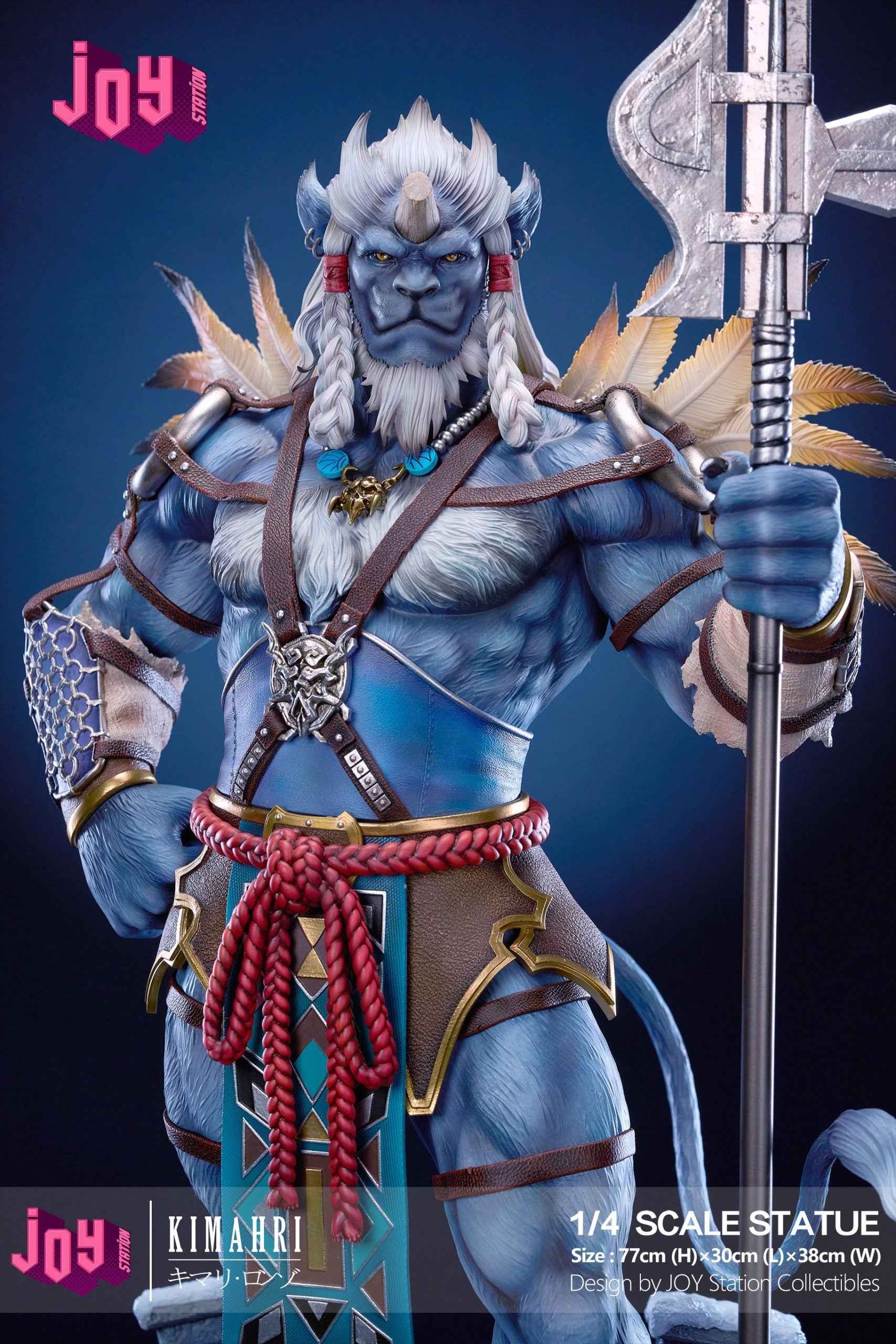 Final Fantasy Joy Station Studio FFX Kimahri Resin Statue