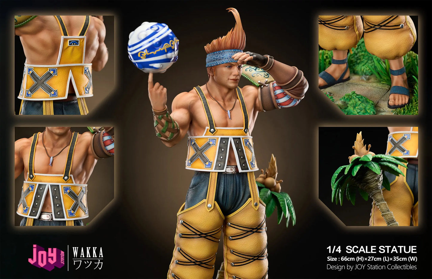 Final Fantasy Joy Station Studio FFX Wakka Resin Statue