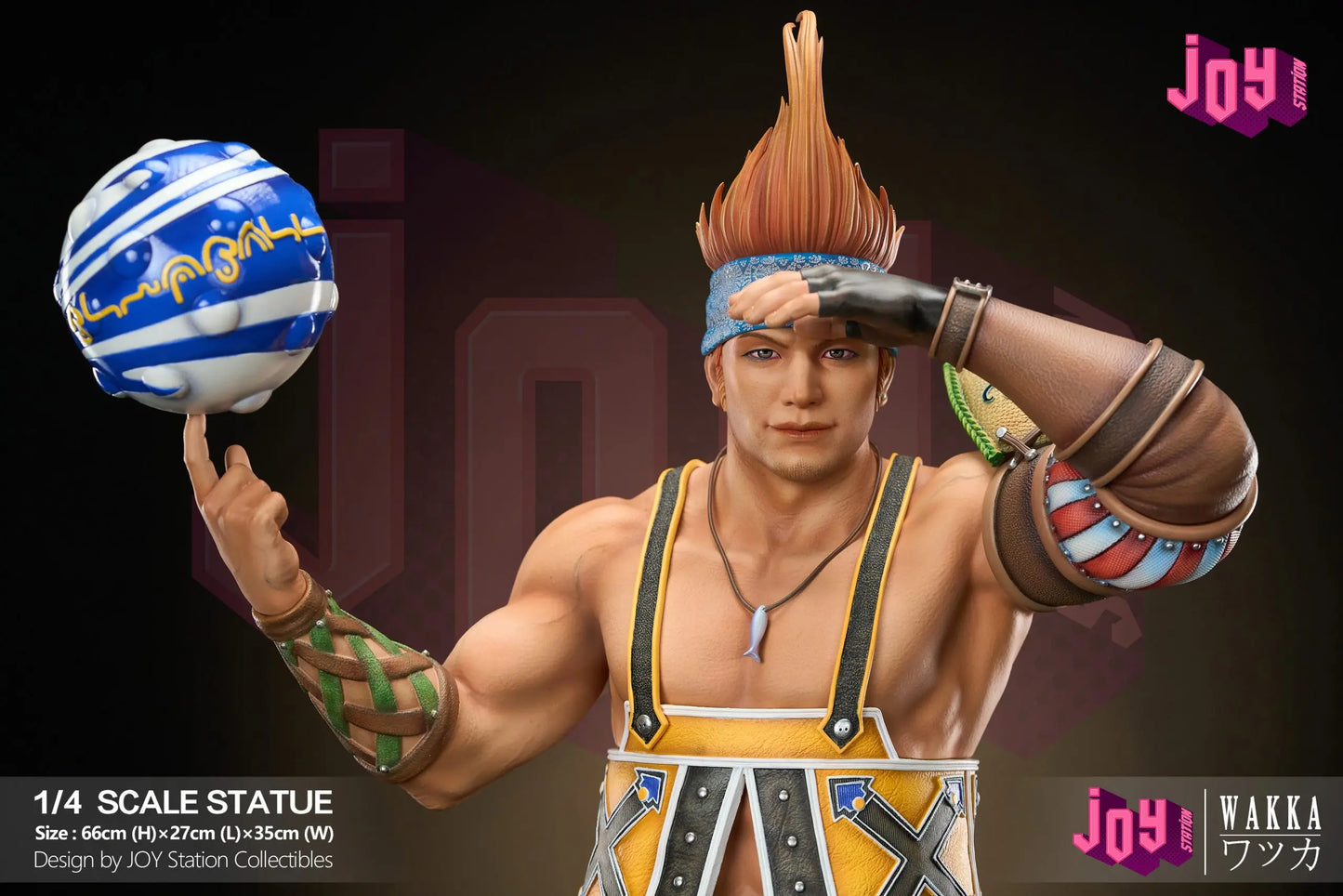 Final Fantasy Joy Station Studio FFX Wakka Resin Statue