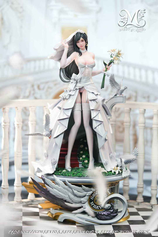 Final Fantasy Marry Studio Tifa Lockhart Wedding Dress 1/4 Resin Statue