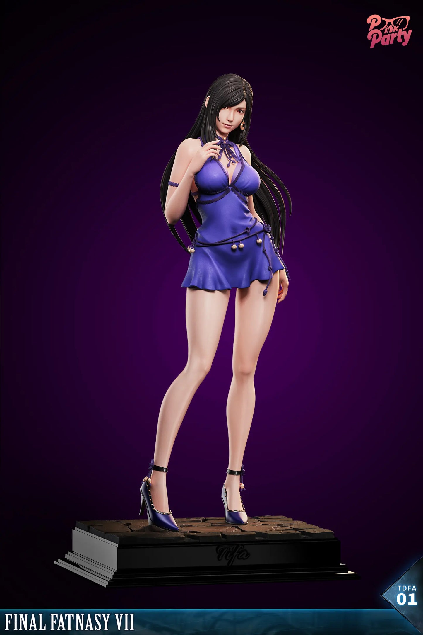 Final Fantasy Pinkparty Studio Tifa Lockhart Resin Statue