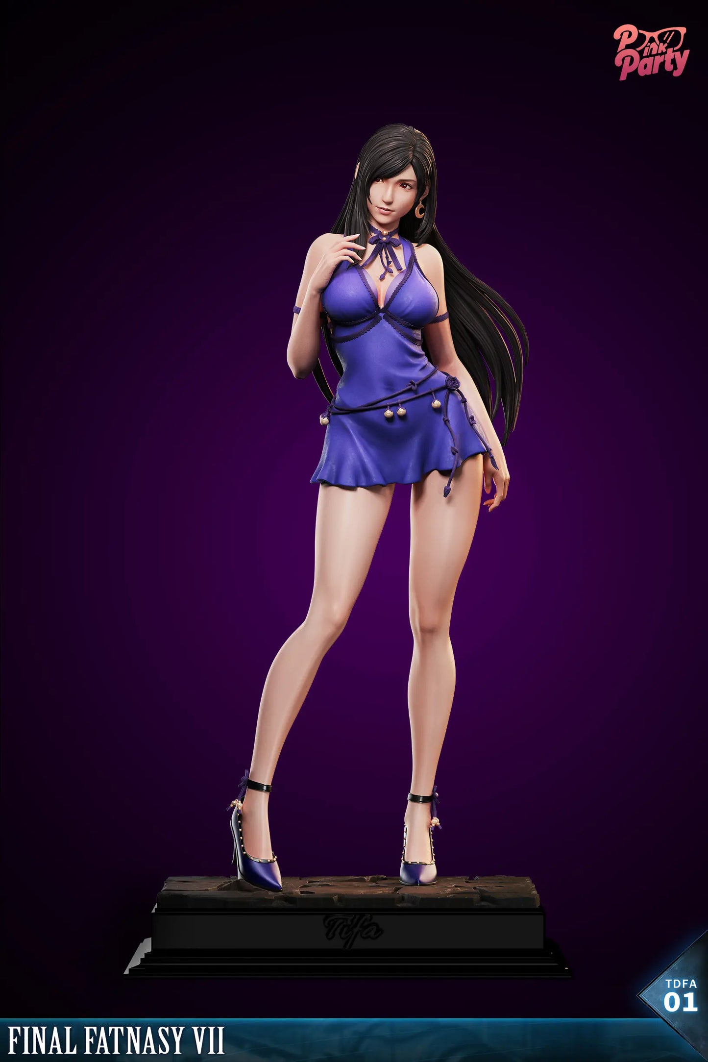 Final Fantasy Pinkparty Studio Tifa Lockhart Resin Statue