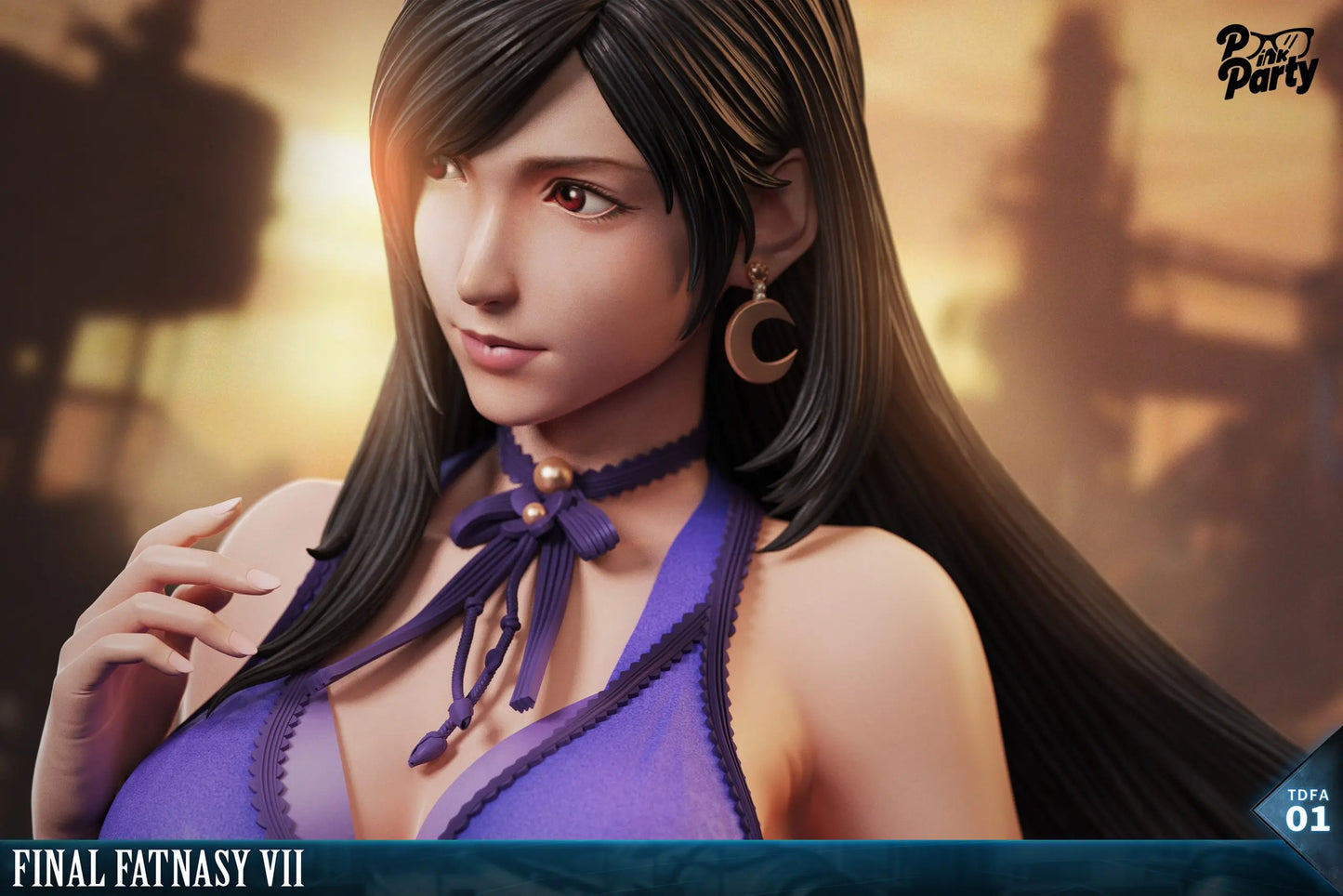 Final Fantasy Pinkparty Studio Tifa Lockhart Resin Statue
