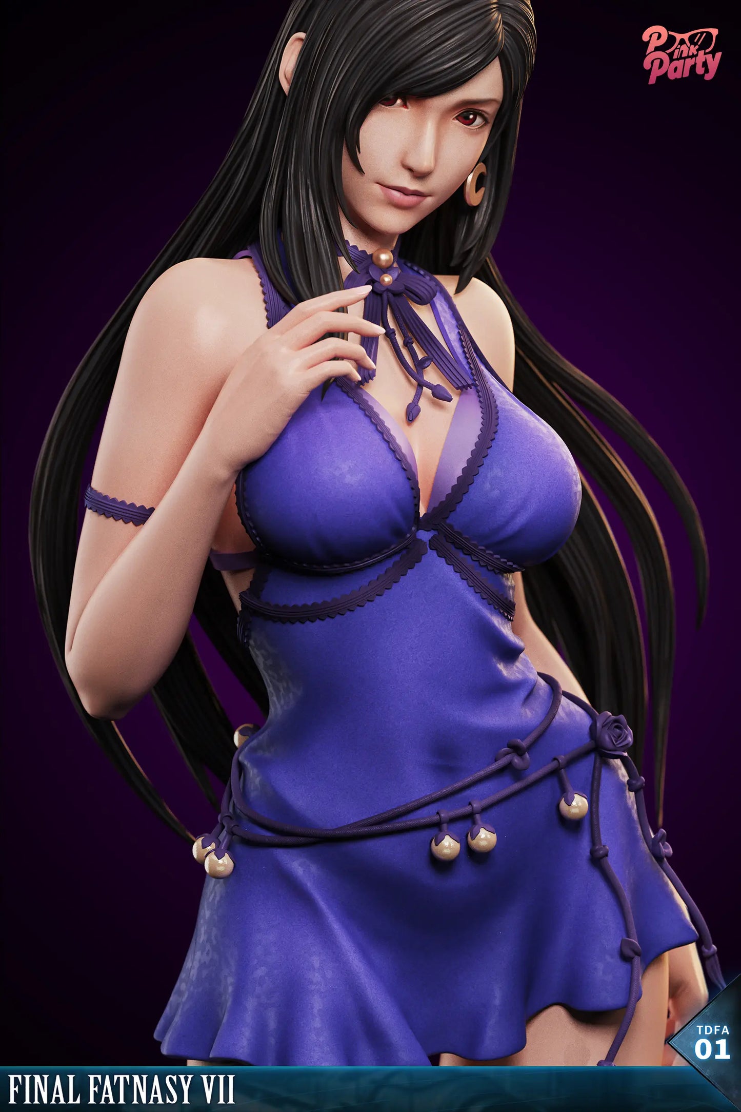Final Fantasy Pinkparty Studio Tifa Lockhart Resin Statue