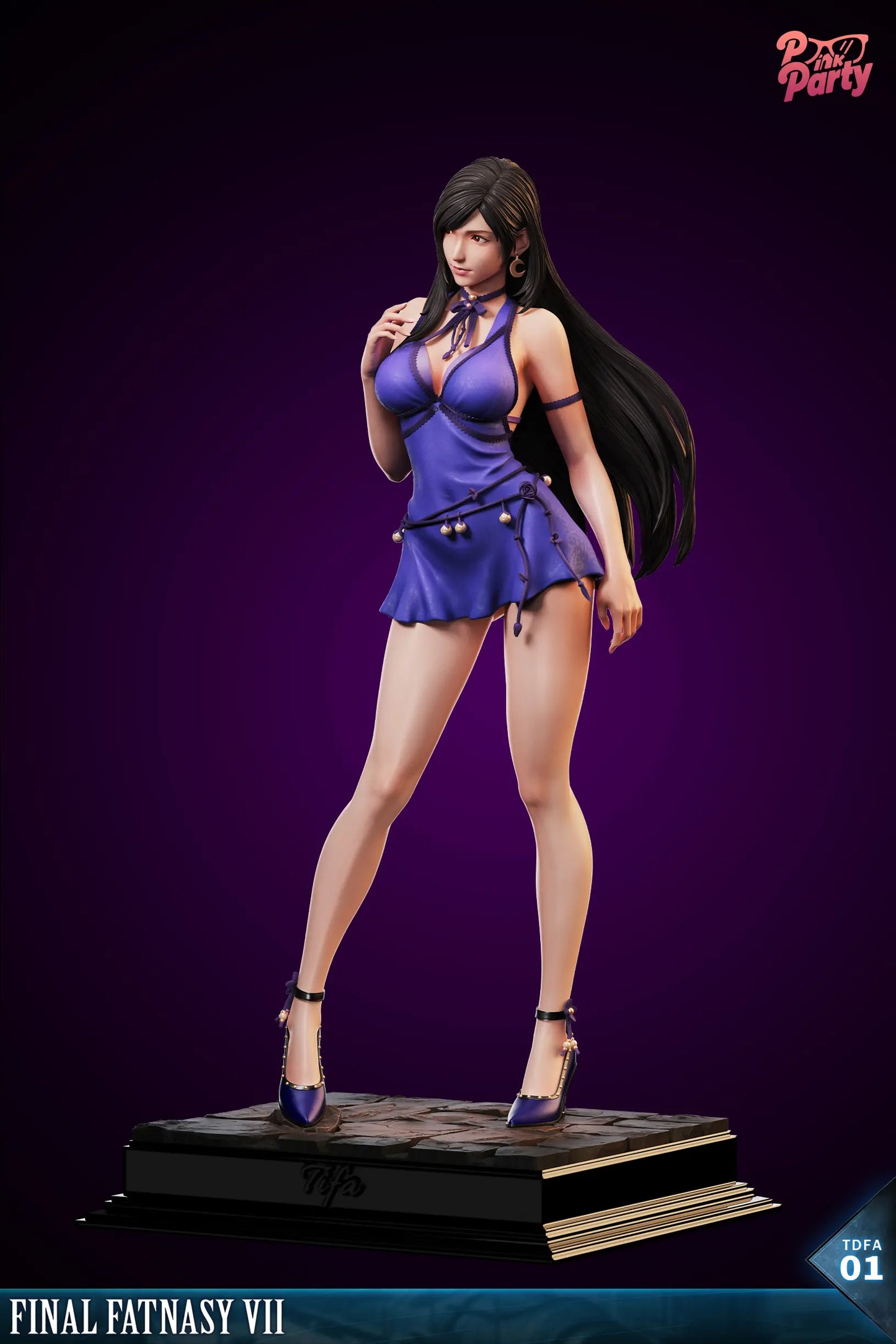 Final Fantasy Pinkparty Studio Tifa Lockhart Resin Statue