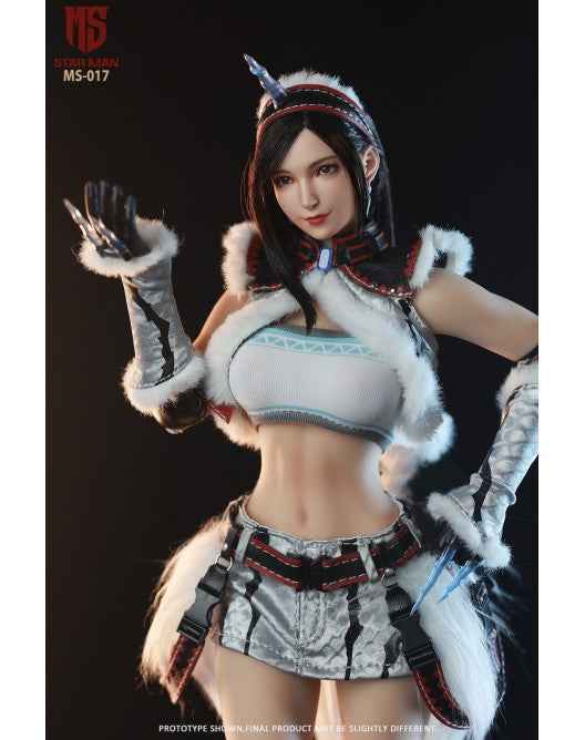 Final Fantasy STAR MAN Tifa Lockhart Fighting Goddess Kirin Set MS-017 1/6 Licensed Acton Figure