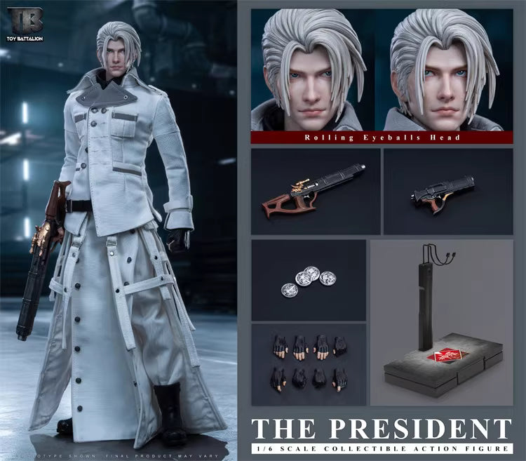 Final Fantasy TOYS BATTALION The President Rufus Shinra TB028 1/6 Action Figure (3rd party)