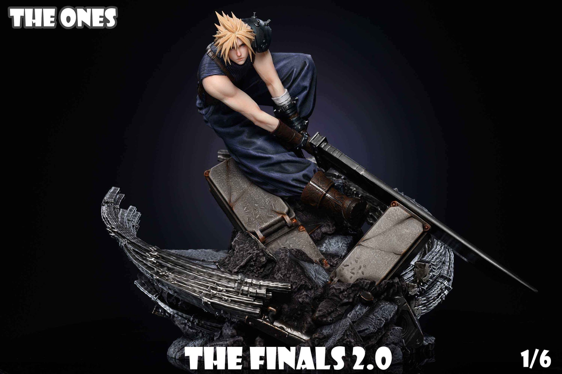 Final Fantasy TheOnes & FanArt Studio FF7 Cloud & Sephiroth Fate Battle 1/6 Resin Statue