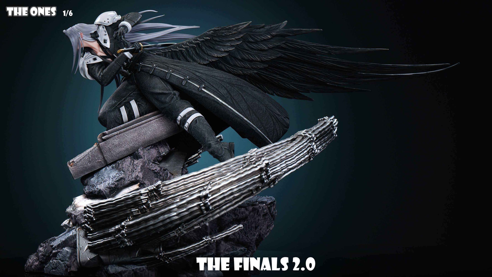 Final Fantasy TheOnes & FanArt Studio FF7 Cloud & Sephiroth Fate Battle 1/6 Resin Statue