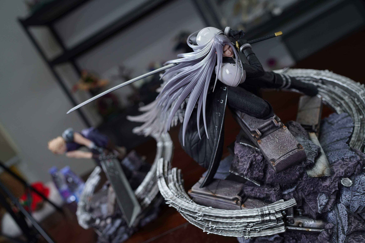 Final Fantasy TheOnes & FanArt Studio FF7 Cloud & Sephiroth Fate Battle 1/6 Resin Statue