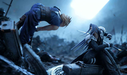 Final Fantasy TheOnes & FanArt Studio FF7 Cloud & Sephiroth Fate Battle 1/6 Resin Statue