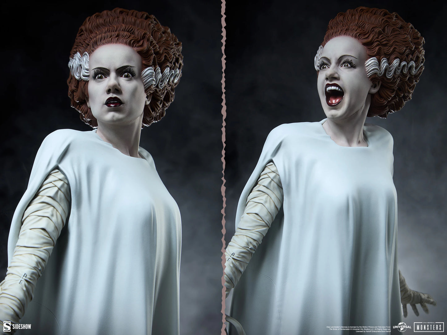 Frankenstein Sideshow Collectibles The Bride of Frankenstein (1935) Licensed Resin Statue