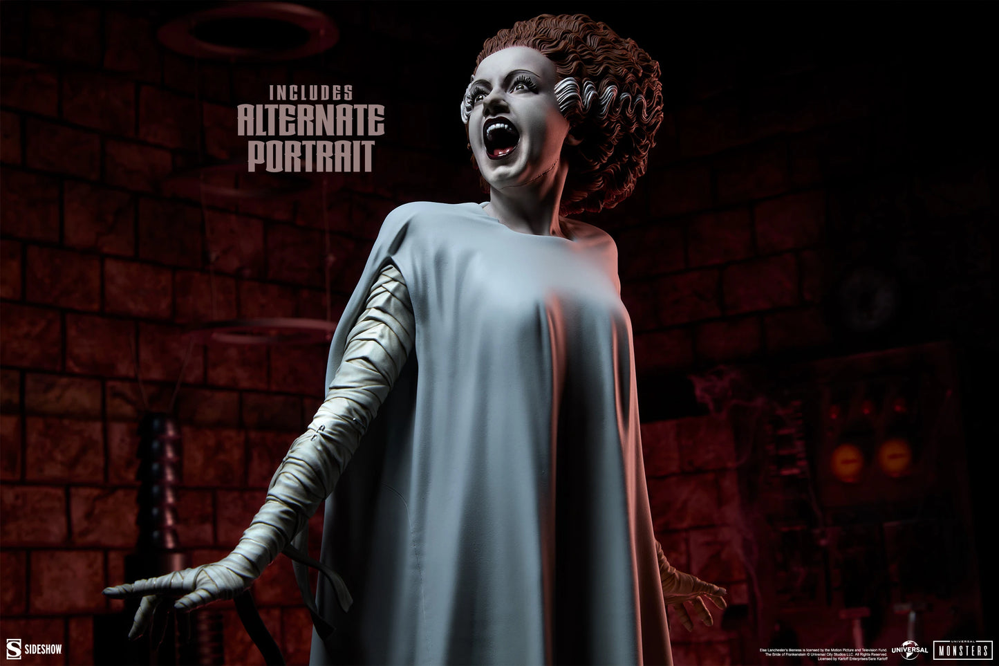 Frankenstein Sideshow Collectibles The Bride of Frankenstein (1935) Licensed Resin Statue