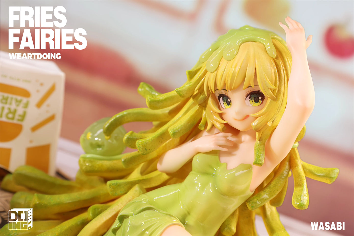 Fries Fairies WeArtDoing Original Tomato & Wasabi Seaweed Designer Licensed Resin Statue Statue