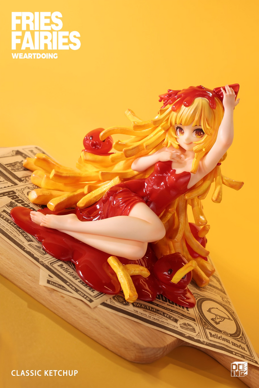 Fries Fairies WeArtDoing Original Tomato & Wasabi Seaweed Designer Licensed Resin Statue Statue