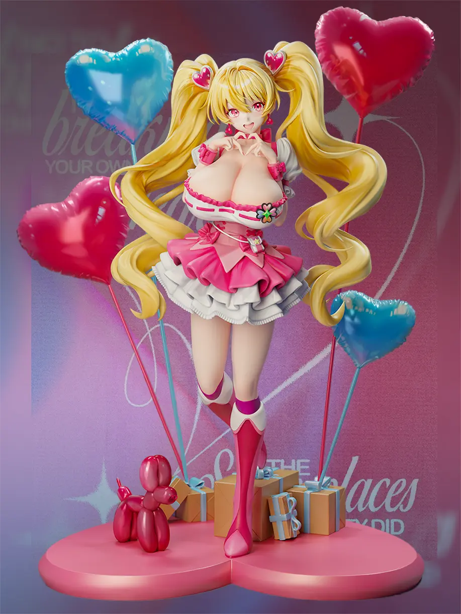 Fresh Pretty Cure Make Zero Studio Momozono Love 1/6 Resin Statue