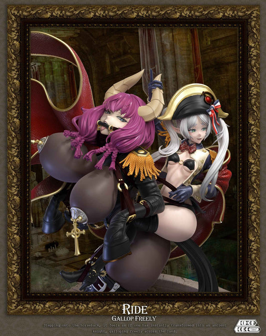 Frieren: Beyond Journey's End Demon Core Studio Frieren & Aura Napoleon Cosplay Resin Statue - Santoryu Resins Collectors