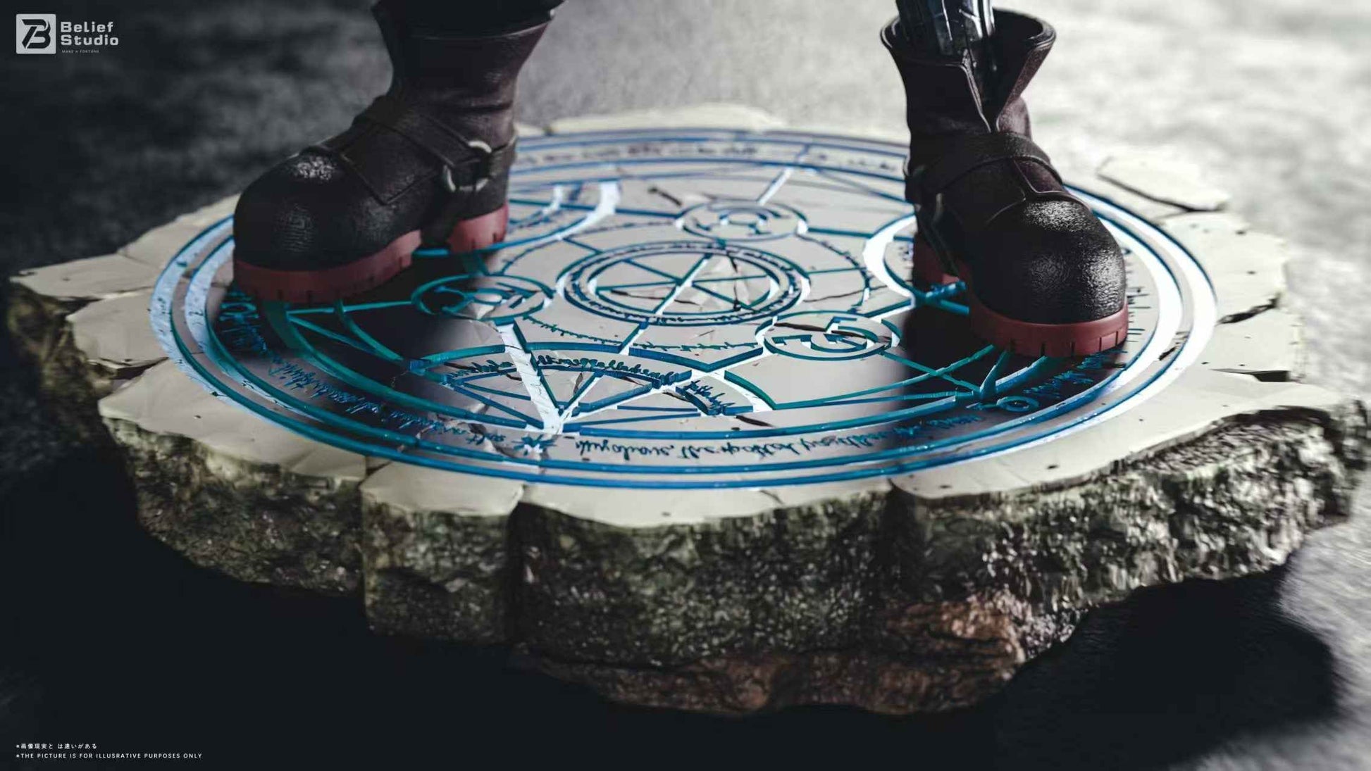 Fullmetal Alchemist Belief Studio Edward Elric Resin Statue (PayPal Fees and Shipping Costs Included)