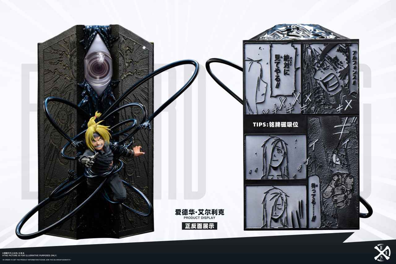 Fullmetal Alchemist Bone Studio Edward Elric & Alphonse Elric Resin Statue