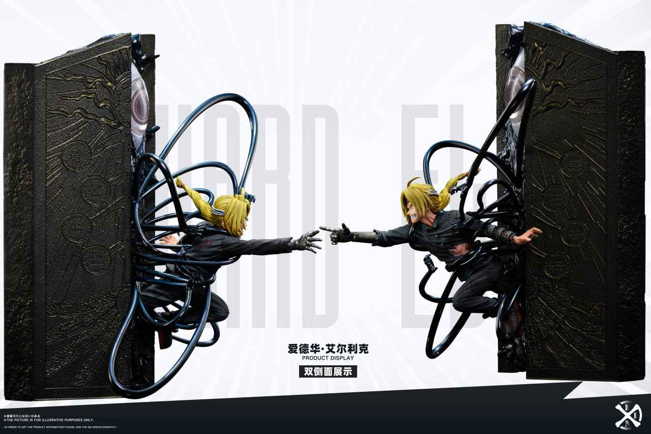 Fullmetal Alchemist Bone Studio Edward Elric & Alphonse Elric Resin Statue