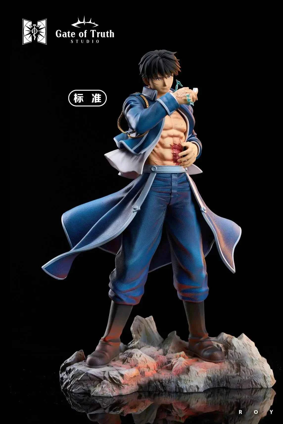 Fullmetal Alchemist Gate of Truth Studio Roy Mustang Resin Statue