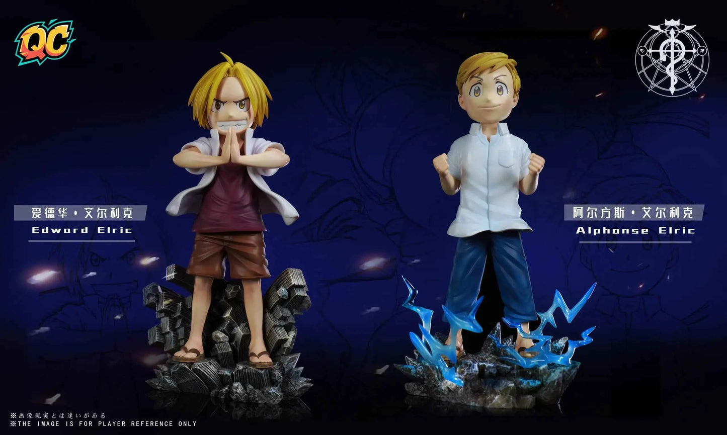 Fullmetal Alchemist Qi Chen Studio Edward Elric & Alphonse Elric Resin Statue