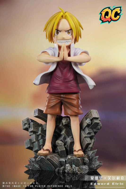 Fullmetal Alchemist Qi Chen Studio Edward Elric & Alphonse Elric Resin Statue