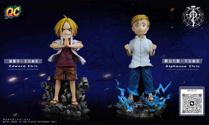 Fullmetal Alchemist Qi Chen Studio Edward Elric & Alphonse Elric Resin Statue