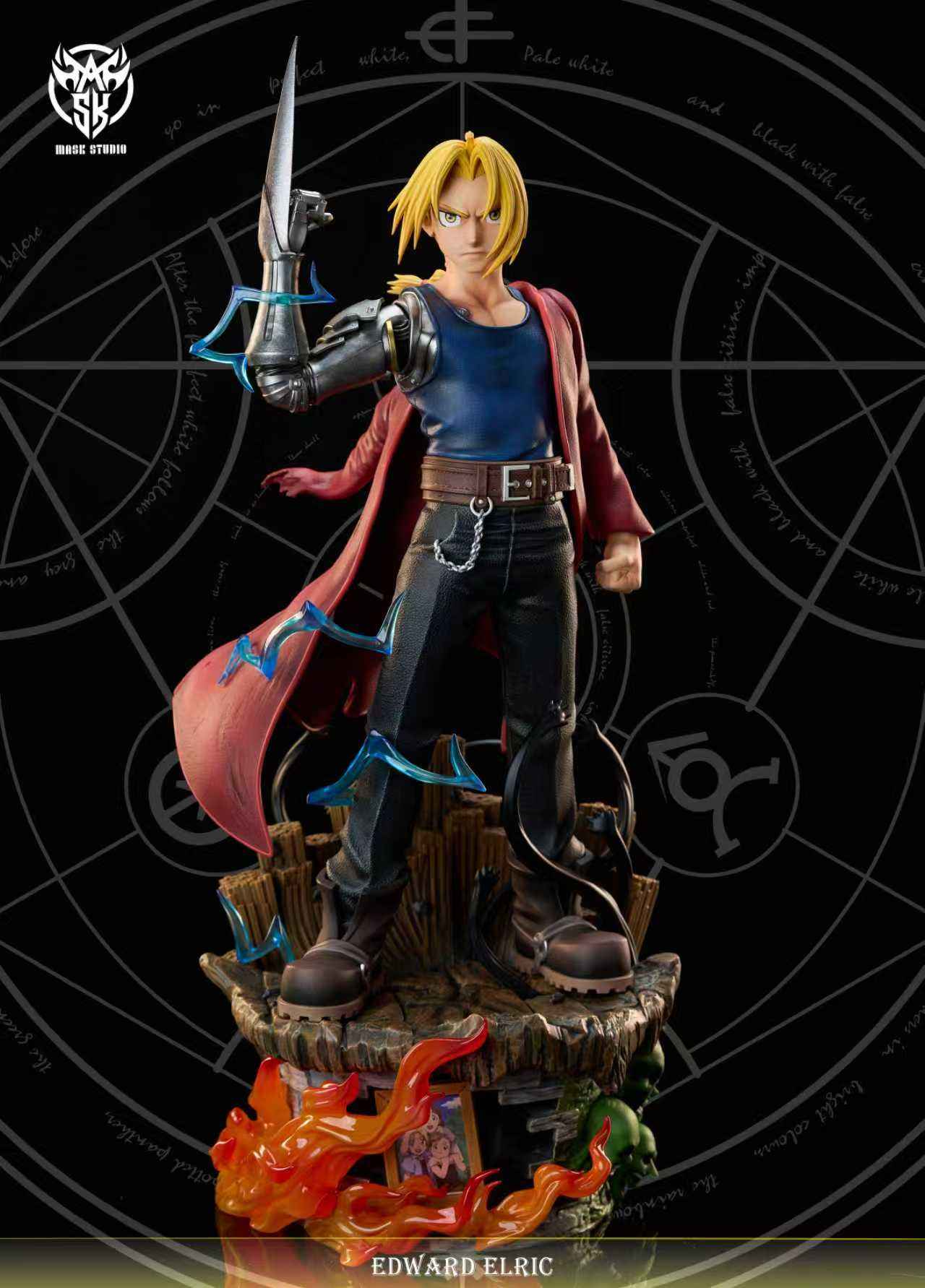 Fullmetal Alchemist Mask Studio Edward Elric Resin Statue