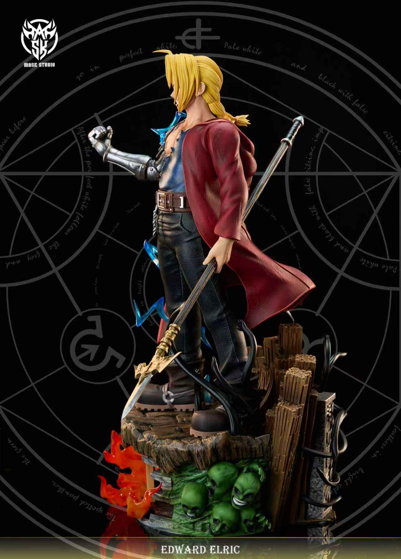Fullmetal Alchemist Mask Studio Edward Elric Resin Statue
