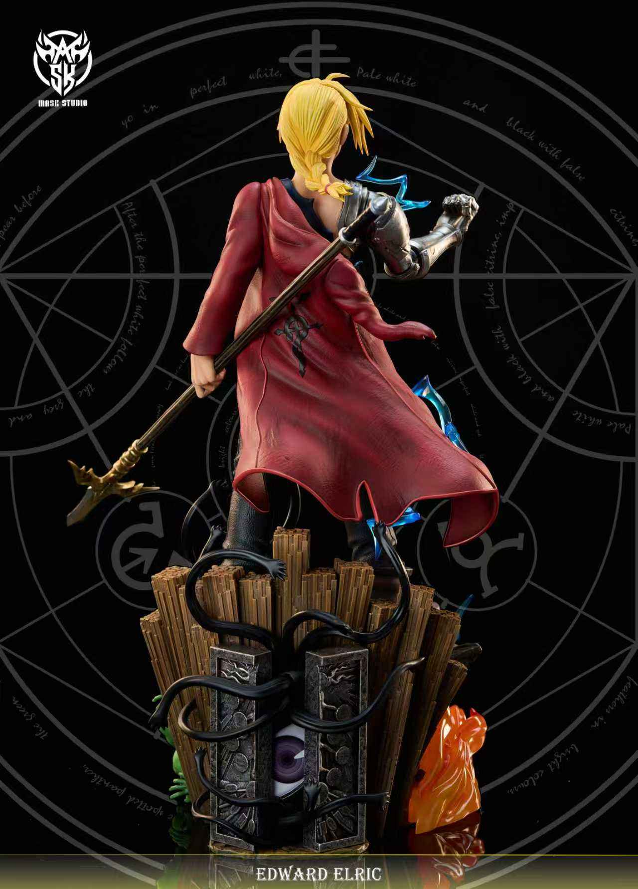 Fullmetal Alchemist Mask Studio Edward Elric Resin Statue