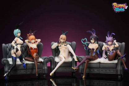 Genshin Impact Bunny Studio Keqing & Mona & Yoimiya & Eula & Jean Resin Statue