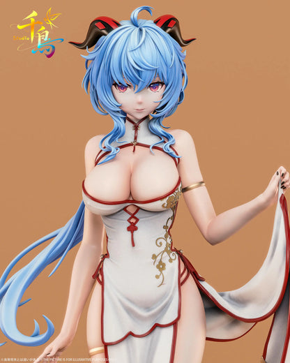 Genshin Impact Qian Niao Studio Cheongsam Ganyu Resin Statue