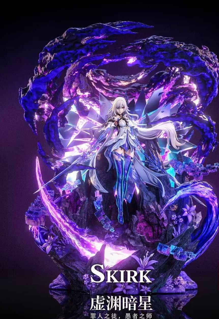 Genshin Impact Ready Player 1 Studio (EX project Imagination Studio) Virtual Abyss Dark Skirk 1/6 Resin Statue