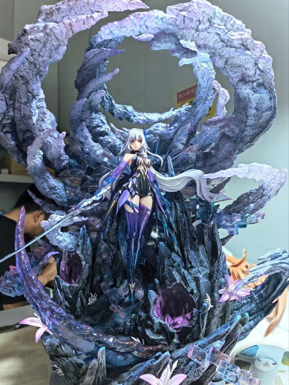 Genshin Impact Ready Player 1 Studio (EX project Imagination Studio) Virtual Abyss Dark Skirk 1/6 Resin Statue