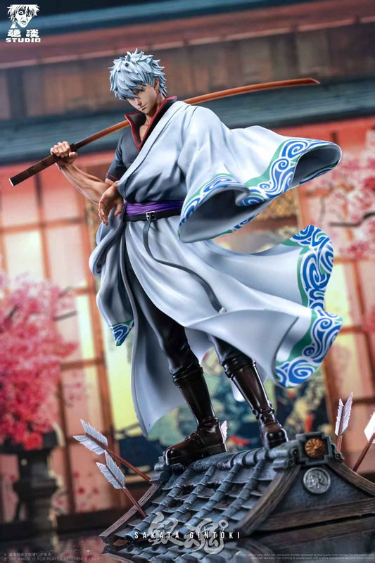 Gintama Hun Dan Studio Gintoki Sakata Resin Statue