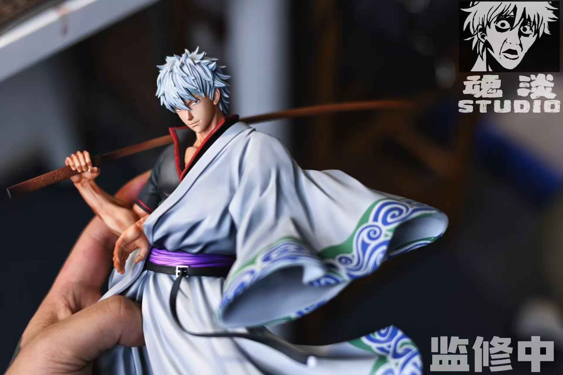 Gintama Hun Dan Studio Gintoki Sakata Resin Statue
