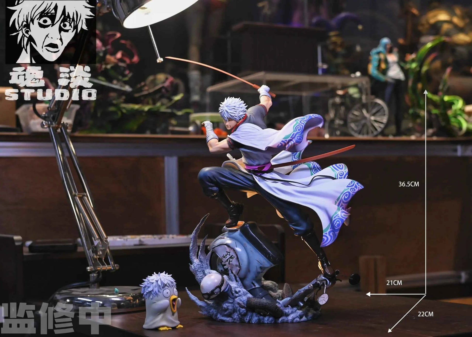 Gintama Hun Dan Studio Gintoki Sakata Ver. 2.0 Resin Statue
